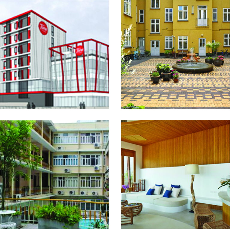 Residential resort and hotel